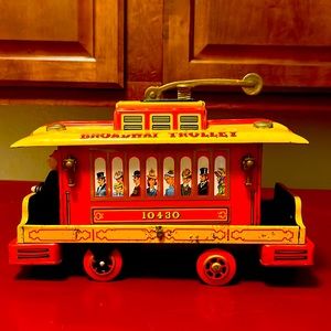 Broadway Tin Trolley Circa 1960